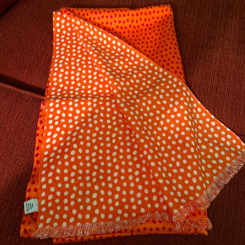 Polka dot scarf